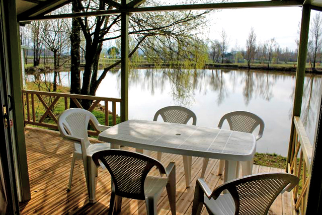 Terrasse couverte du chalet 6 places