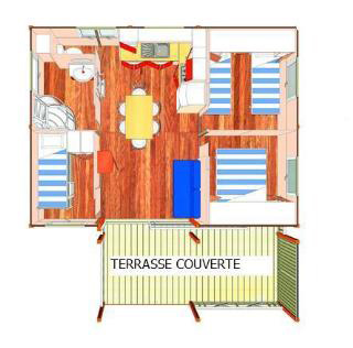 Plan du chalet 3 chambres