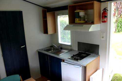 Coin cuisine du mobilhome 4 places Coin cuisine du mobilhome 4 places