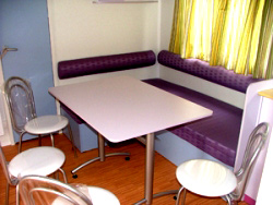 Coin salon du mobilhome