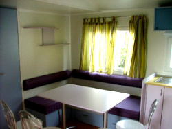 Intérieur du mobilhome 3 chambres