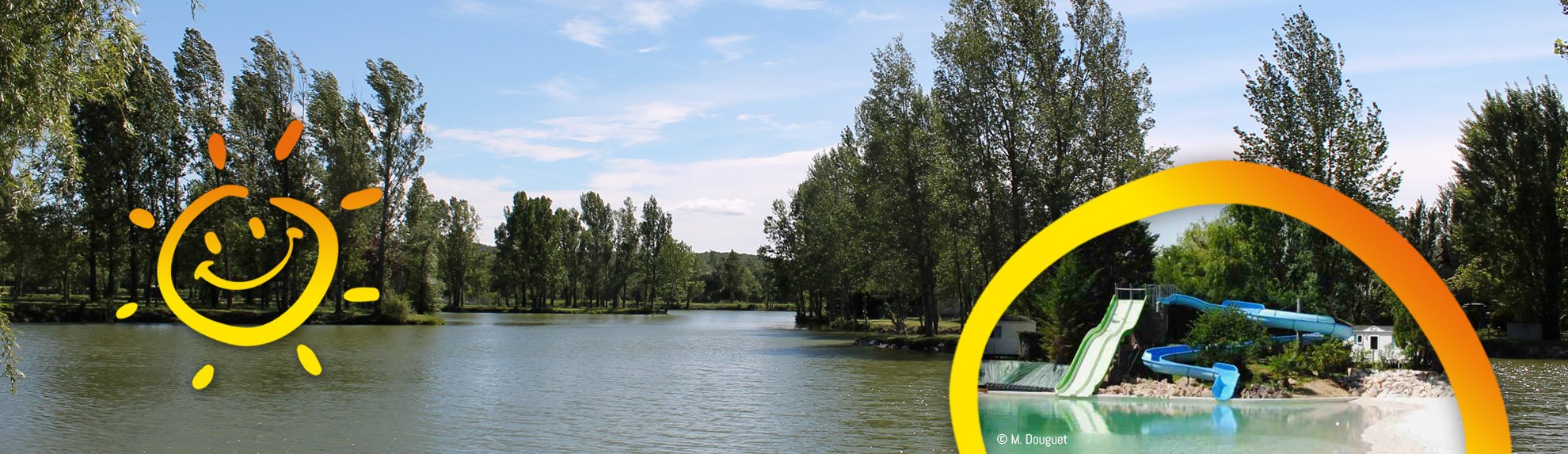 Camping plan d'eau Saint charles baignade